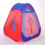 Палатка детская игровая Человек паук, в сумке 90*80*80см
