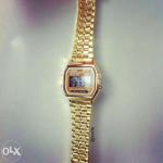 Часы Casio gold ретро золото цветные часы