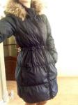 Пуховик пальто куртка зимняя Sela,натуральный мех,36-S-M(снизила цену)