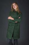Пальто 1610 шерсть-букле зеленый