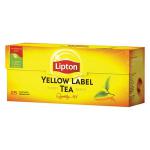 Чай Липтон Черный 25 шт. Чай черный в пакетиках Lipton Yellow Label 25