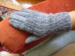 Пуховые перчатки ручной работы