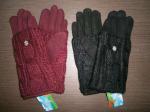Распродажа!Женские перчатки вязка(митенки) черные