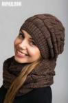 Комплект набор шапка шарф