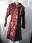 Пальто женское модный цвет бордо
