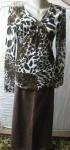 Блузка леопардовая ТМ Womanly размер 44-46