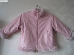 Куртка детская розовая меховая