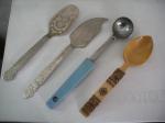 Кухонные принадлежности,нож для торта,лопатка,ложка деревянная, ложка для мороженого